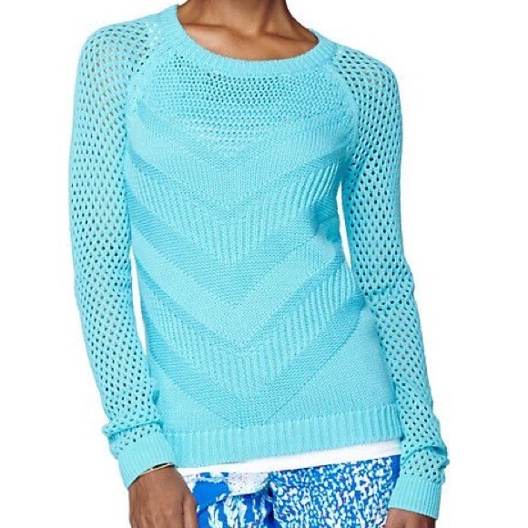 Lilly Pulitzer Sweaters - Lilly Pulitzer Blythe chevron pullover sweater EUC